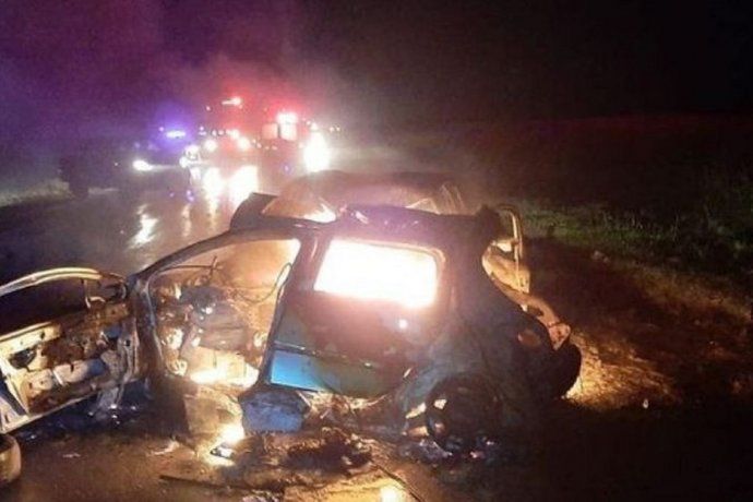 Coronel Moldes: una familia entera murió en un accidente sobre la Ruta 35