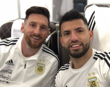 Lionel Messi y Sergio Agüero