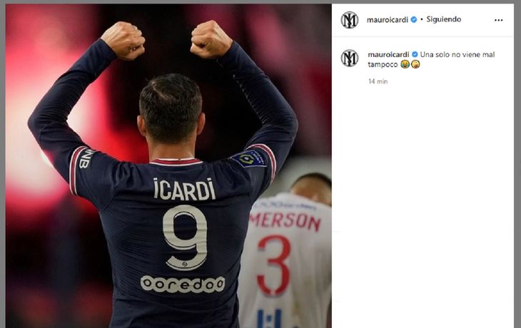 ¿No tiene un amigo? Icardi se hace el picante en Instagram