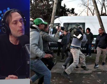 Tronco Figliuolo acusó al peronismo por los incidentes en el acto de Miel: Tirando piedras