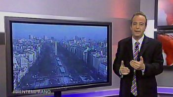 una manana agradable, pero nublada en capital federal una manana agradable, pero nublada en capital federal