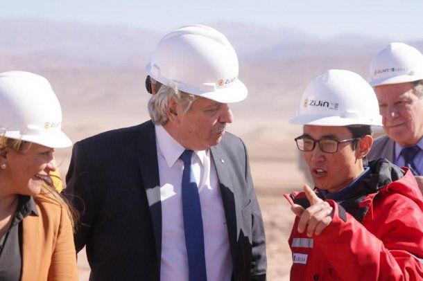 Alberto Fernández recorrió el proyecto minero de litio Tres Quebradas en Catamarca