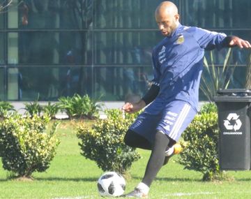 Mascherano en el entrenamiento de la Selección - Crédito:&nbsp;@Argentina