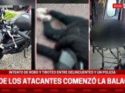 Un policía mató a un delincuente que le quiso robar la moto