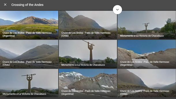 El cruce de Los Andes ya se puede hacer a través de Google Street View
