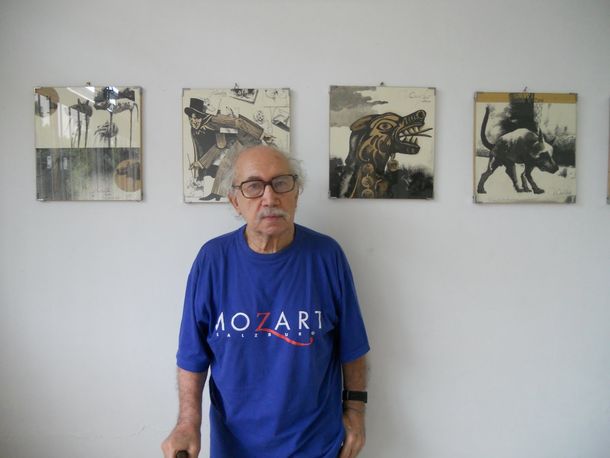 Falleció a los 86 años el artista plástico Norberto Onofrio