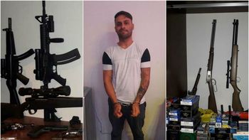 Alejandro Radetic y sus armas Alejandro Radetic y sus armas