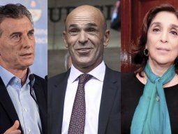 Mauricio Macri, Gustavo Arribas y&nbsp;Silvia Majdalani