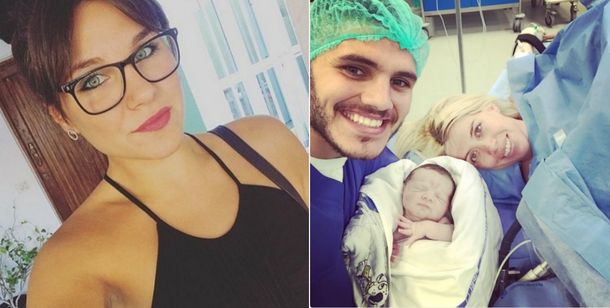 El blooper de Ivana Icardi cuando anunció el nacimiento de su sobrina