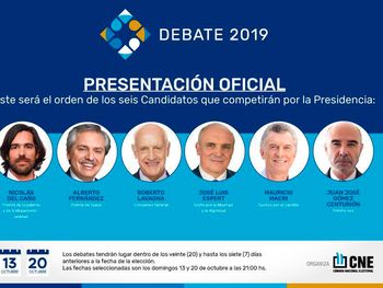 Por primera vez, los candidatos presidenciales participan hoy de un debate obligatorio