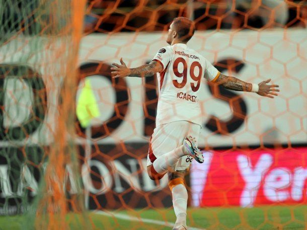 On fire: otro gol de Mauro Icardi en la nueva goleada del Galatasaray