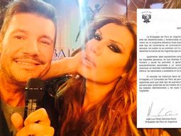 El comunicado de la Embajada de Perú tras los  dichos de Flor de la V 