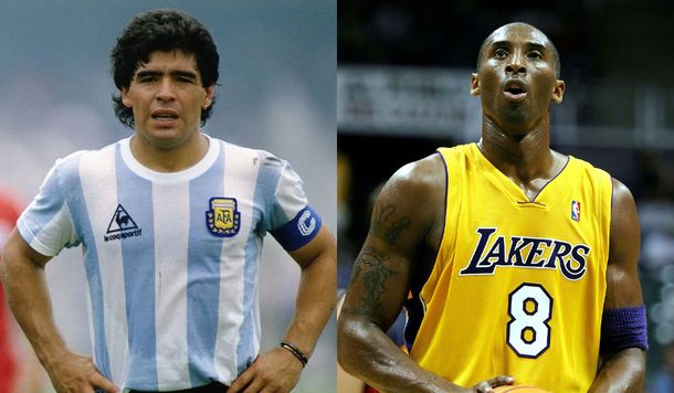 Maradona y Kobe Bryant