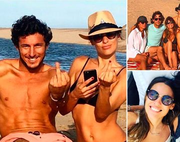 Pampita y sus amigos de vacaciones