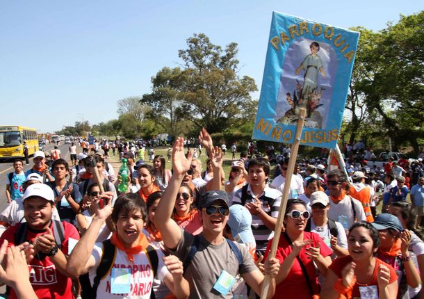 Unos 200 mil jóvenes participaron de la Peregrinación a Itatí