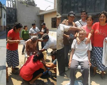 La transformación de un indigente en Perú
