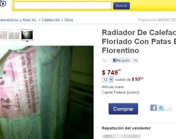 Venden en Mercado Libre patrimonio del Colón