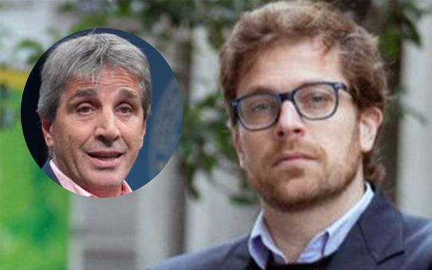Ministro Luis Caputo y economista PabloMoldovan.
