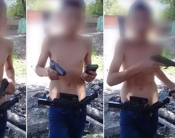 Video: investigan el caso de un niño armado en Tucumán