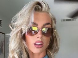 El look de Kelci Rose para alentar a Marcos Senesi de la Selección Argentina en su debut en el Mundial 2026
