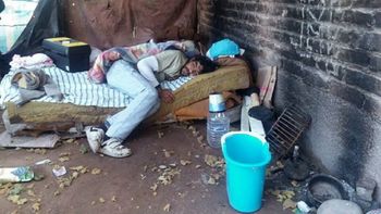 Habló el indigente quemado en Mendoza - Crédito: Diario Uno Habló el indigente quemado en Mendoza - Crédito: Diario Uno