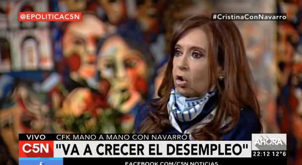 Cristina Kirchner en C5N:Alguien con el apellido Macri no puede hablar de patria contratista