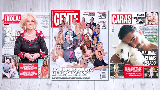Las tapas de las revistas