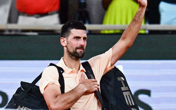 Novak Djokovic se despide de Roland Garros.