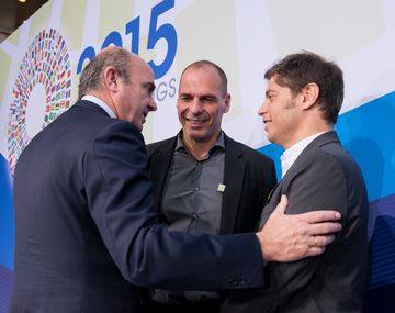 El ministro de Economía, Axel Kicillof, participó de la reunión del FMI.