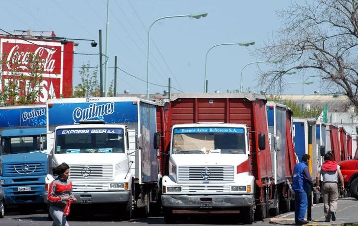 Randazzo destacó la baja de circulación de camiones