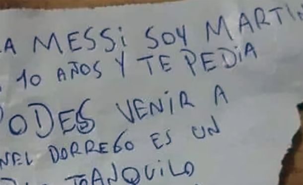 Un nene invitó a Messi a vivir a su pequeña ciudad bonaerense