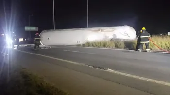 El fallecido transportaba gas licuado.