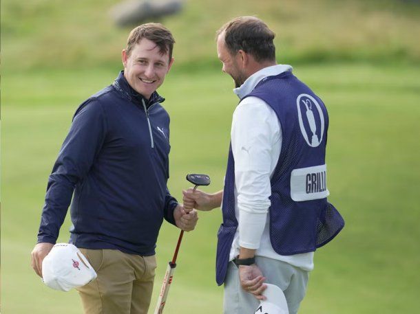 Un golfista argentino se le paró de manos a un inglés por las Islas Malvinas