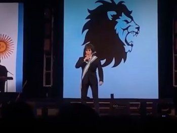 Fátima Florez imitó a Milei en un show después de su separación