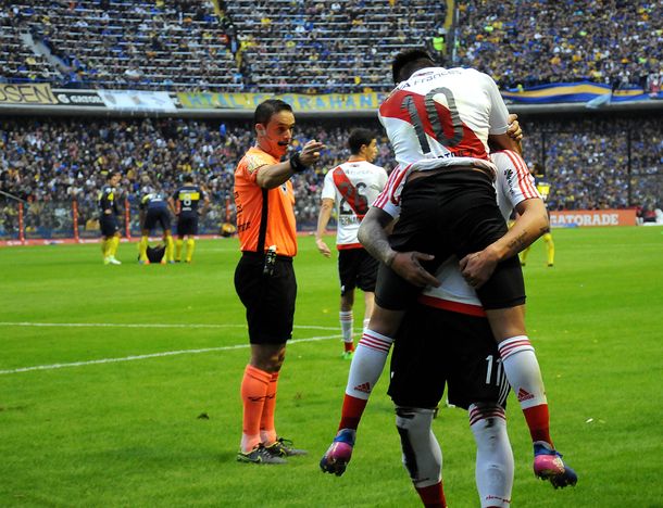River le ganó por 3 a 1 a Boca en la Bombonera