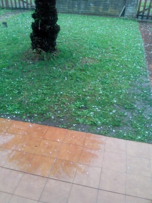 Llueve y graniza en Capital Federal y en varias localidades del Conurbano