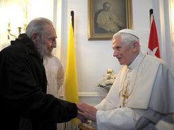 Fidel castro benedicto xvi papa