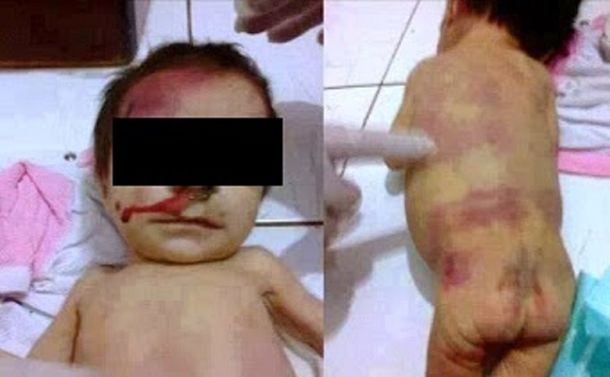 Macabro: golpearon  a su hija de 3 meses hasta dejarla inconsciente