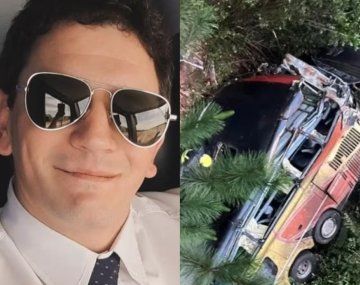 El chofer del micro que cayó a un arroyo en Misiones dio detalles del impacto