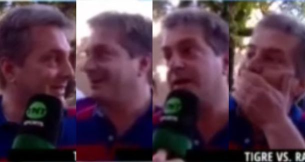 ¿Furcio o infiltrado? La extraña respuesta de un hincha de Tigre