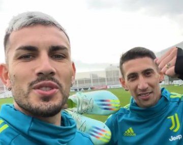 Bienvenidos campeones: así recibieron a Di María y Paredes en Juventus