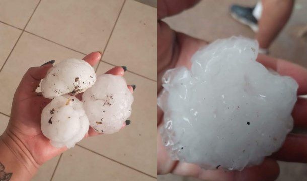 Impresionantes fotos y videos del granizo en Córdoba