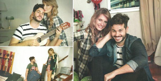 La noche romántica de Nicolás Magaldi y su novia modelo en la primera salida