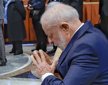 Lula despidió al papa Francisco.