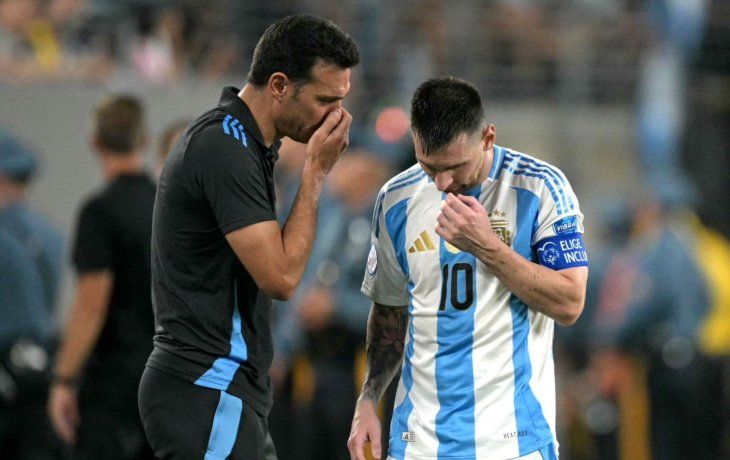 Hay alerta en la Selección: Scaloni sigue la evolución de Messi tras su lesión