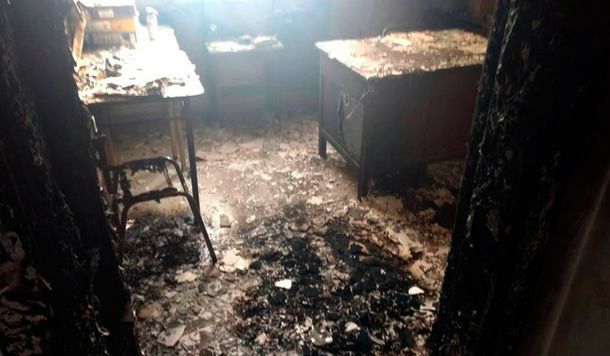 José Mármol: investigan una explosión e incendio en una escuela