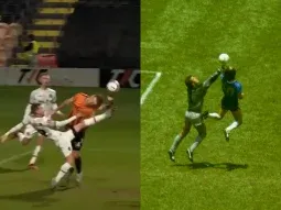 Tremendo video: el gol en la FA Cup que comparan con la Mano de Dios