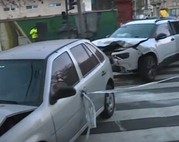 Fuerte choque en Almagro dejó dos heridos