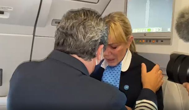 La emoción de los tripulantes del avión de Aerolíneas Argentinas que trajo la vacuna rusa
