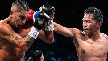 pacquiao volvio al boxeo a los 46 anos ante barrios: empate por decision mayoritaria